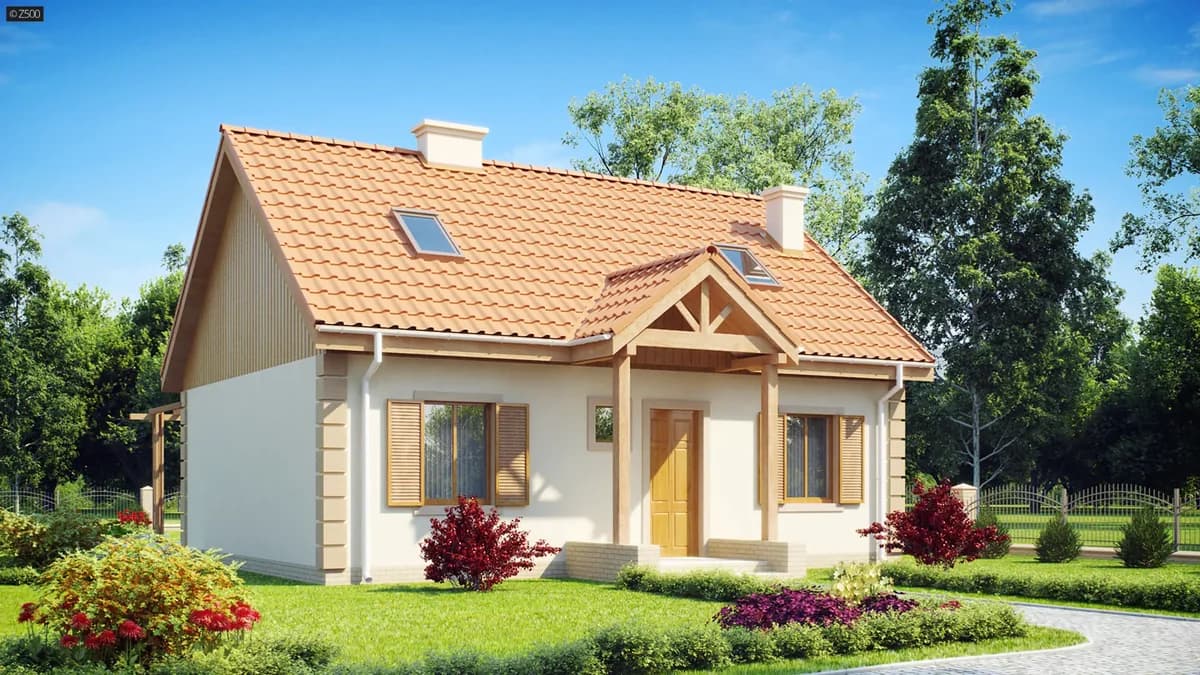 Maja projektid krundile 16-20 m majaprojekt 1