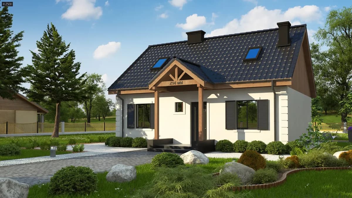 Maja projektid krundile 16-20 m majaprojekt 2