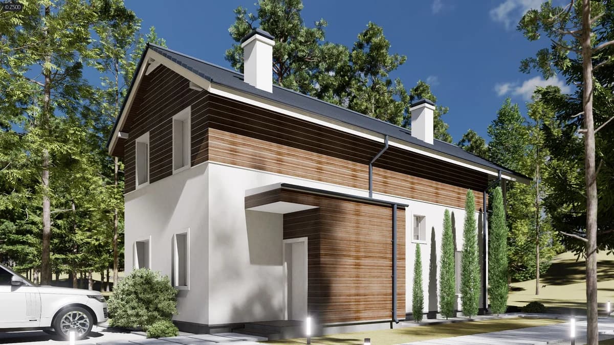 Majad kitsale krundile majaprojekt 3