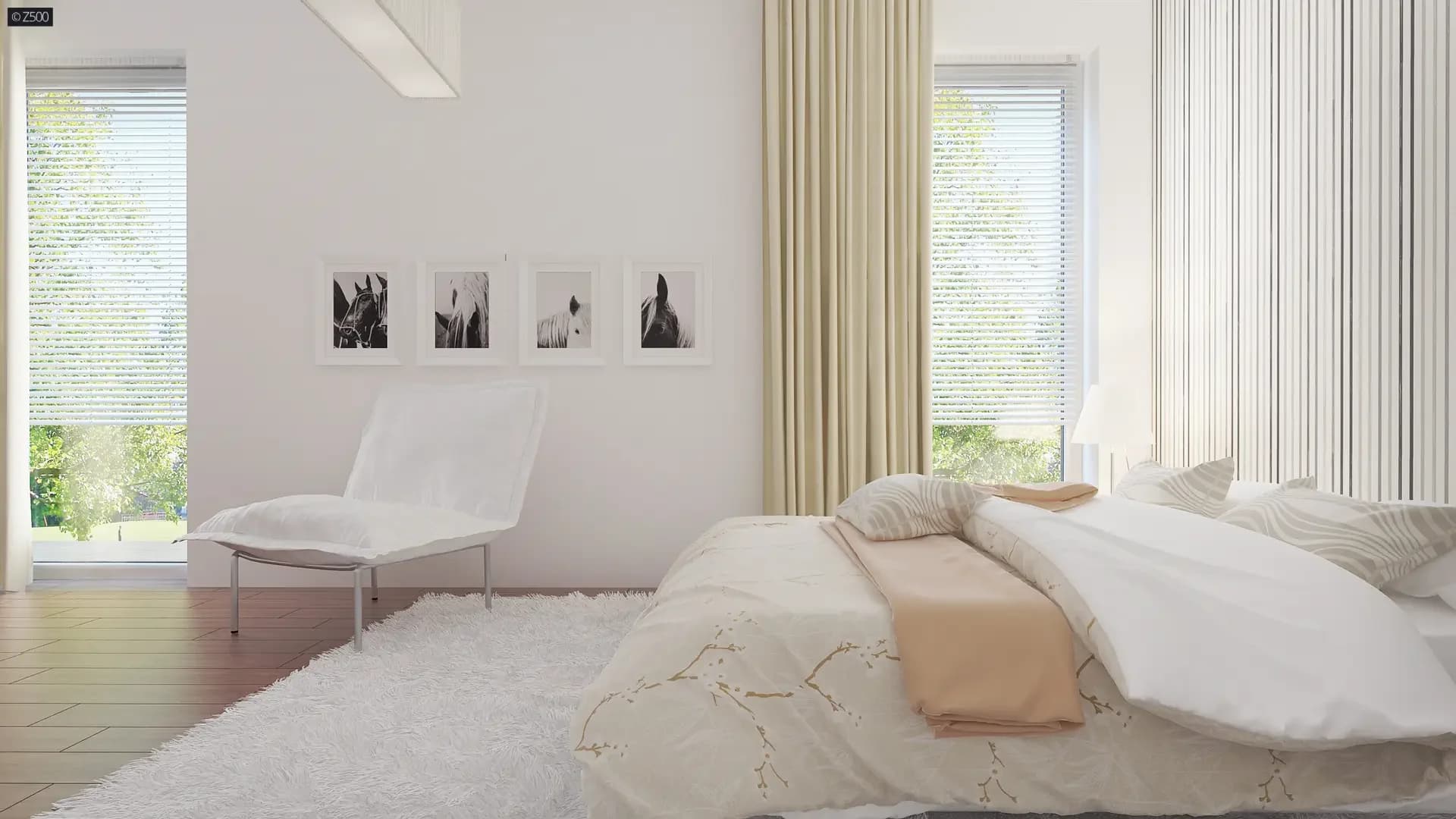 Z251 GL2 maja – sisevaade magamistuba