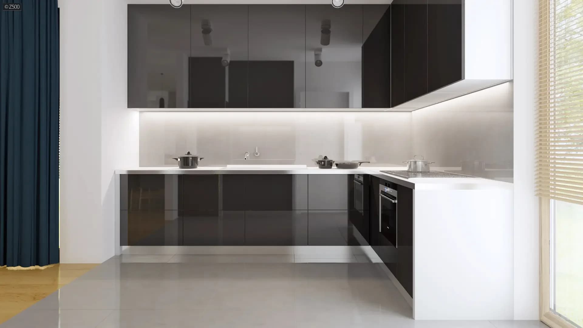 Zx35 GL maja – sisevaade köök